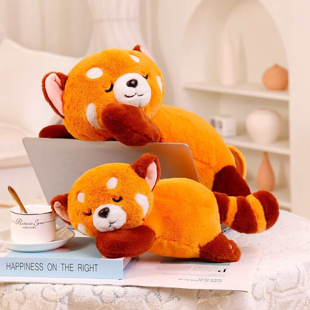Chai the Sleeping Red Panda Plushie — image 2