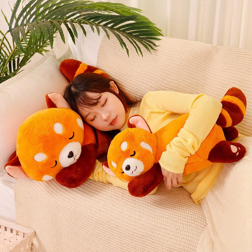Chai the Sleeping Red Panda Plushie — image 11