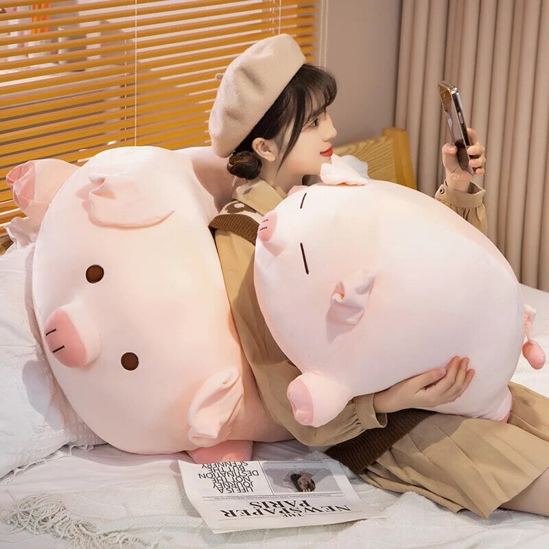 Chubby Chonky Pink Piggy Plushies | NEW — image 3
