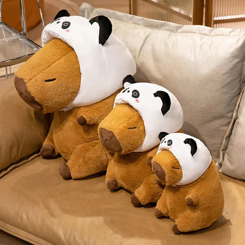 Chunky Kawaii Capybara Plush with Hat — image 6