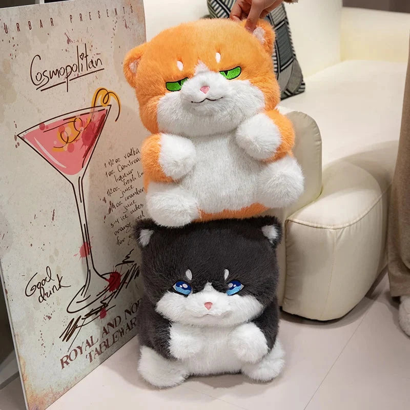 Cute Chubby Gray Ginger Cat Plushies — image 3