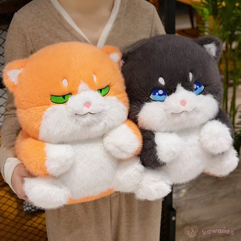 Cute Chubby Gray Ginger Cat Plushies — image 9