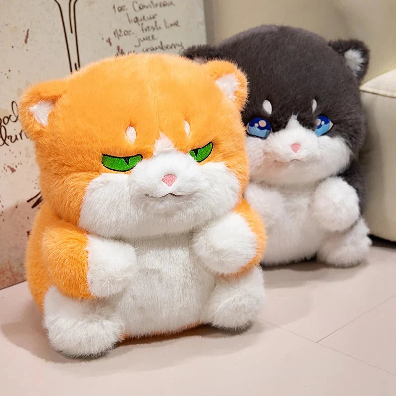Cute Chubby Gray Ginger Cat Plushies — image 1