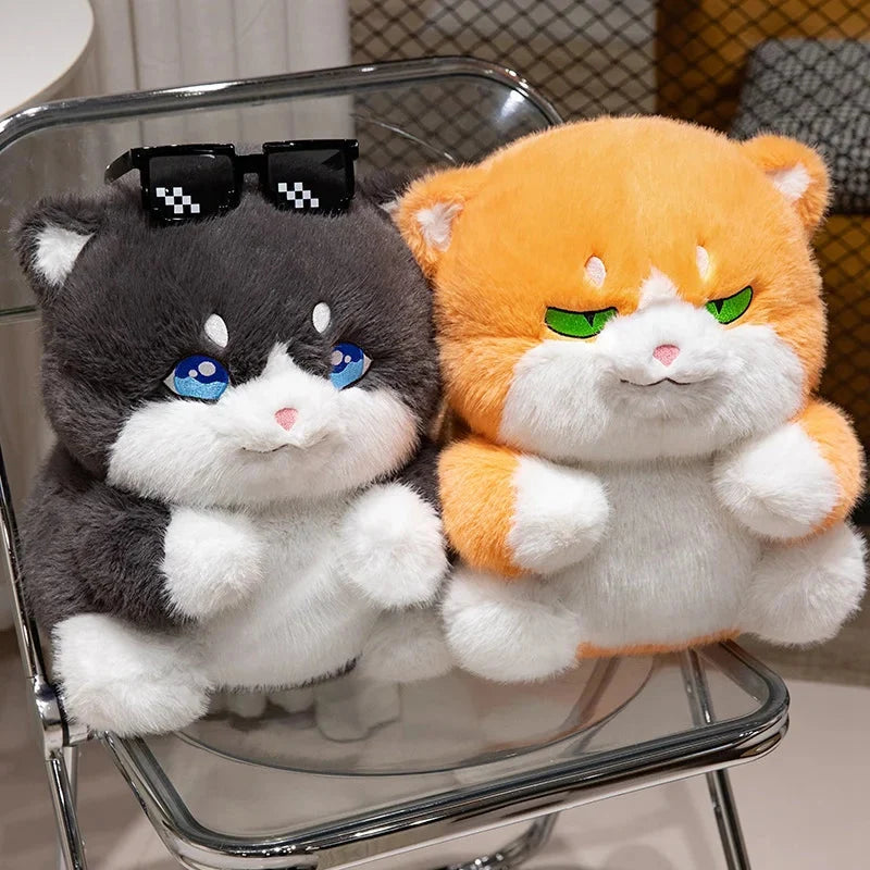 Cute Chubby Gray Ginger Cat Plushies — image 4