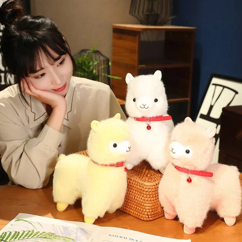 Fluffy Alpaca Llama Plushies with Bell — image 15
