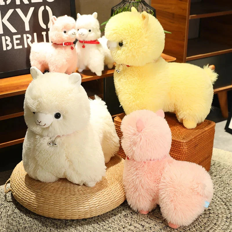 Fluffy Alpaca Llama Plushies with Bell — image 8