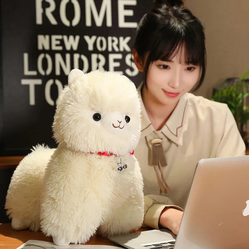 Fluffy Alpaca Llama Plushies with Bell — image 16