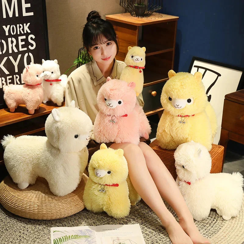 Fluffy Alpaca Llama Plushies with Bell — image 10