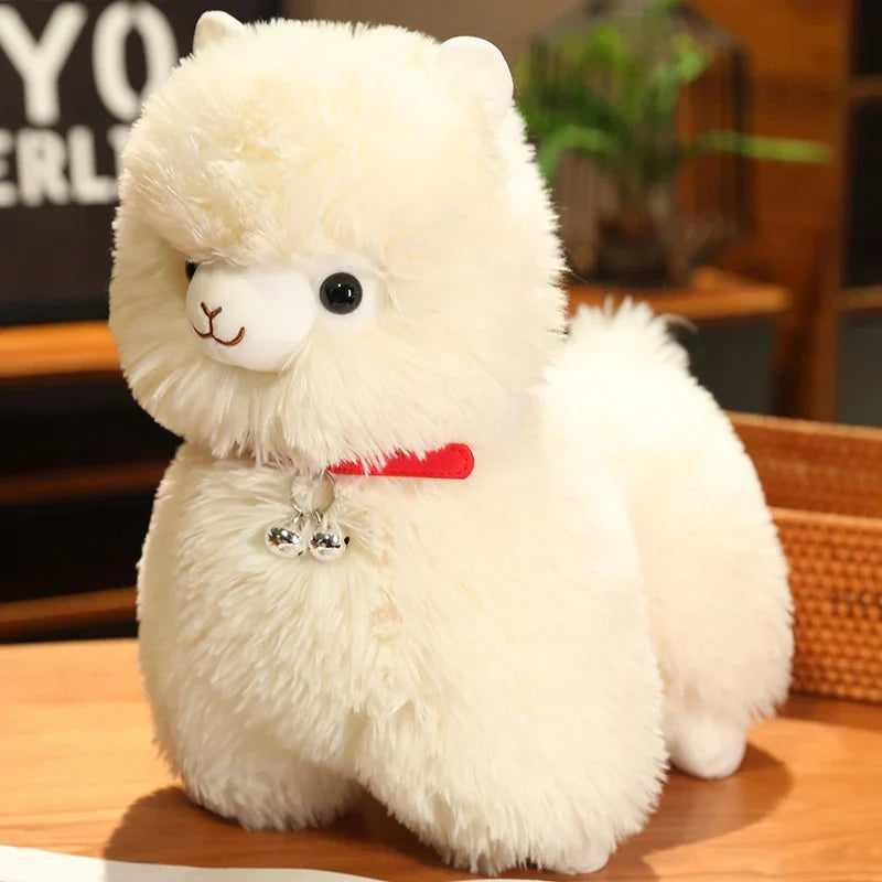 Fluffy Alpaca Llama Plushies with Bell — image 6