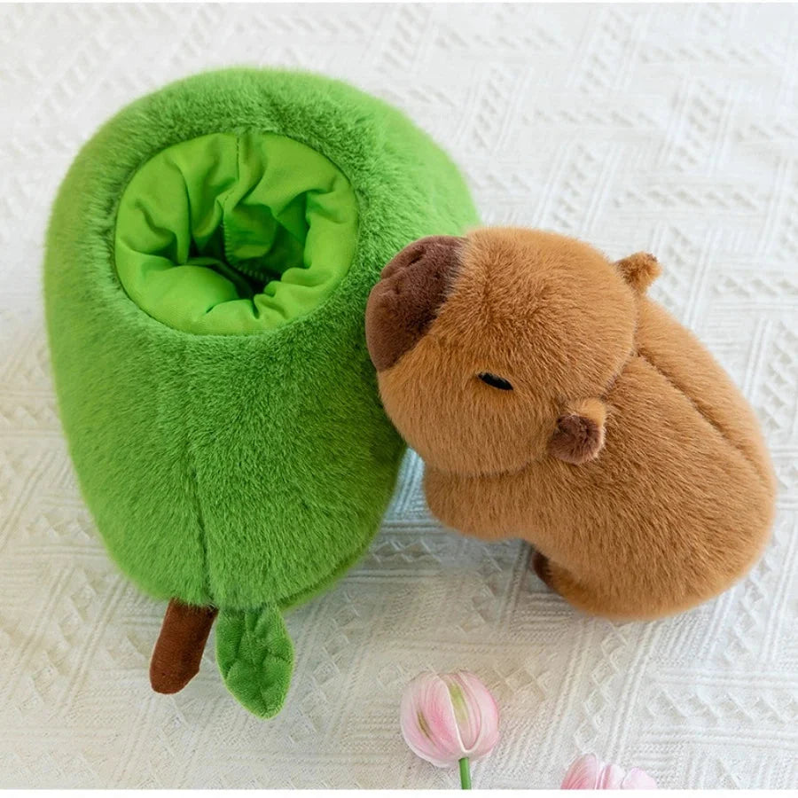 Fluffy Avocado Capybara Plushie — image 6