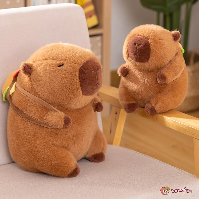 Fluffy Capybara Burger Bag Plushies — image 11