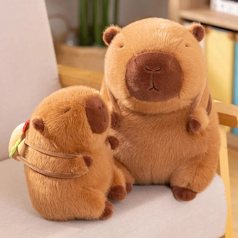 Fluffy Capybara Burger Bag Plushies — image 4