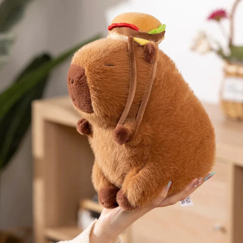 Fluffy Capybara Burger Bag Plushies — image 6