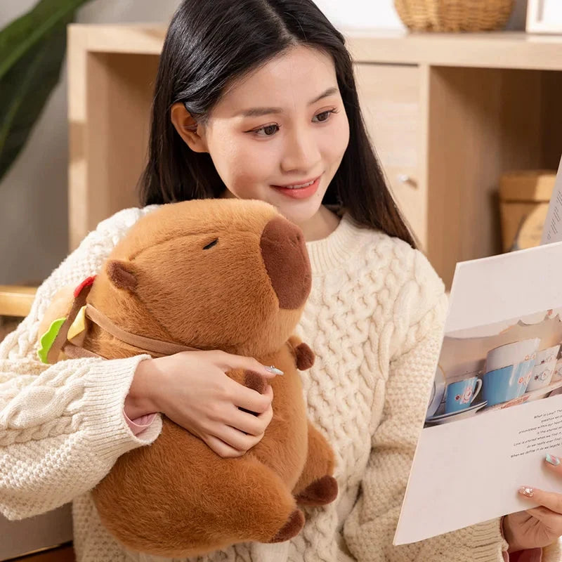 Fluffy Capybara Burger Bag Plushies — image 9