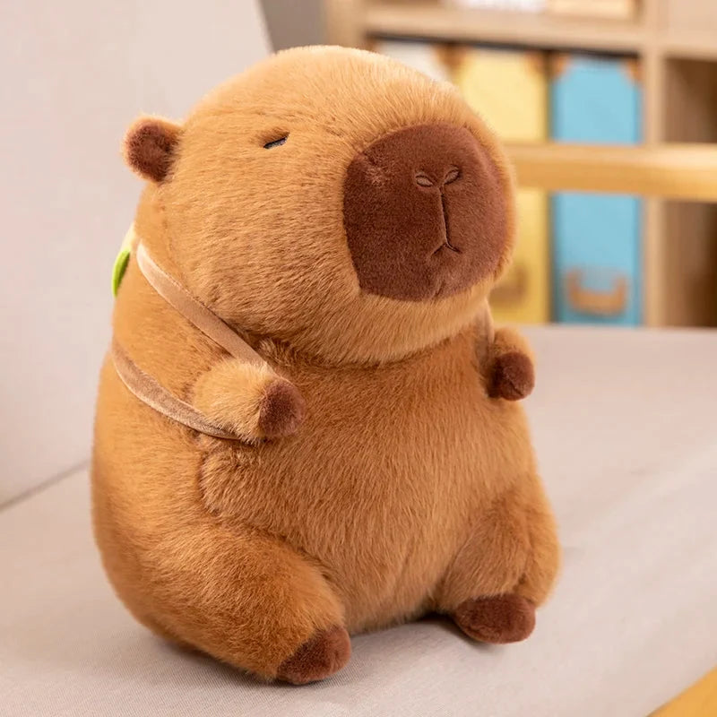 Fluffy Capybara Burger Bag Plushies — image 1
