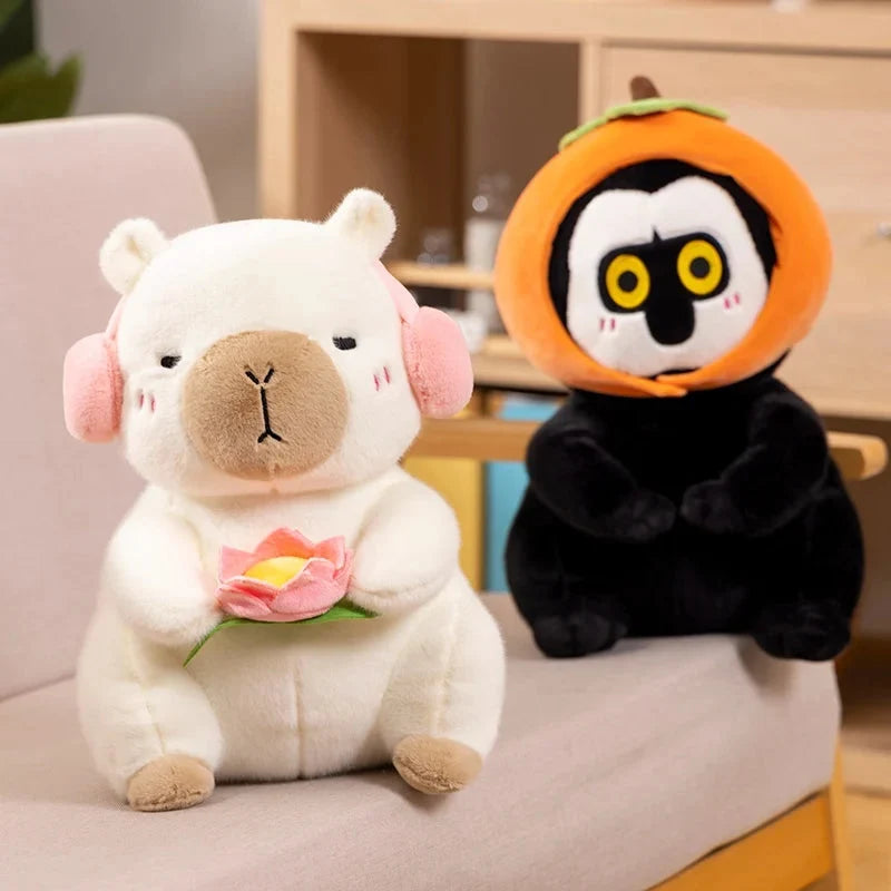 Fluffy Capybara & Monkey Plushie Pals — image 22