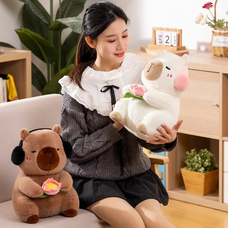 Fluffy Capybara & Monkey Plushie Pals — image 12
