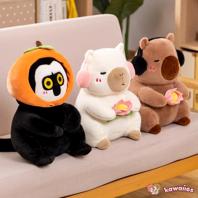 Fluffy Capybara & Monkey Plushie Pals — image 10