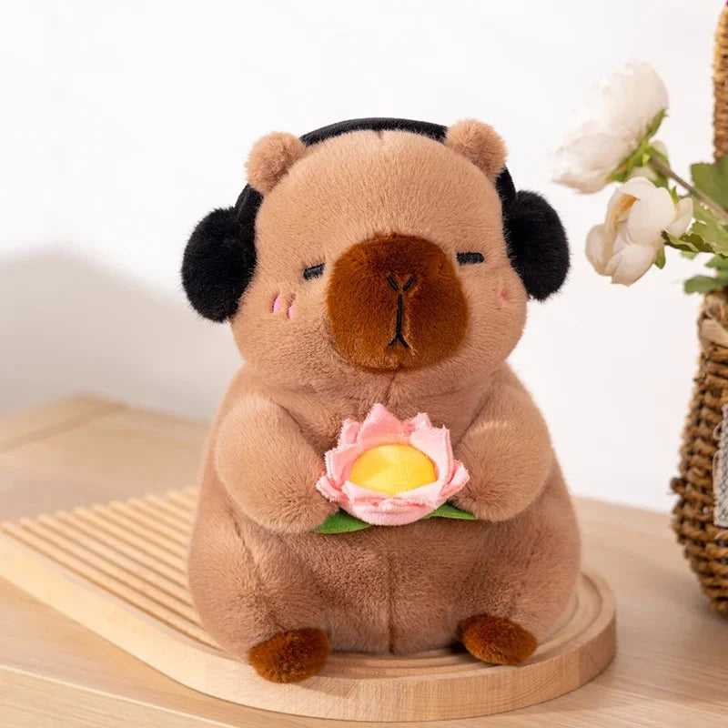 Fluffy Capybara & Monkey Plushie Pals — image 7