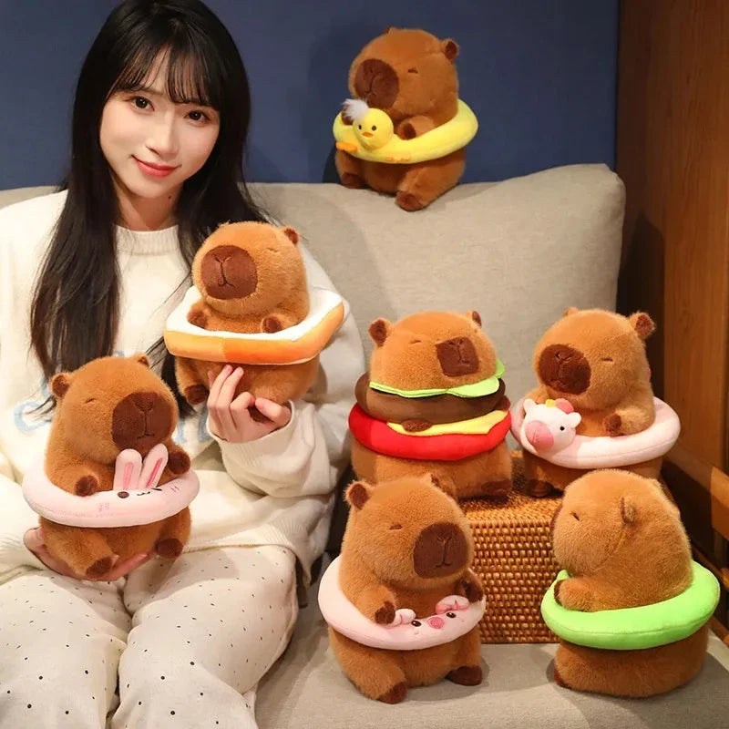 Fluffy Capybara with Float Plushie — image 3