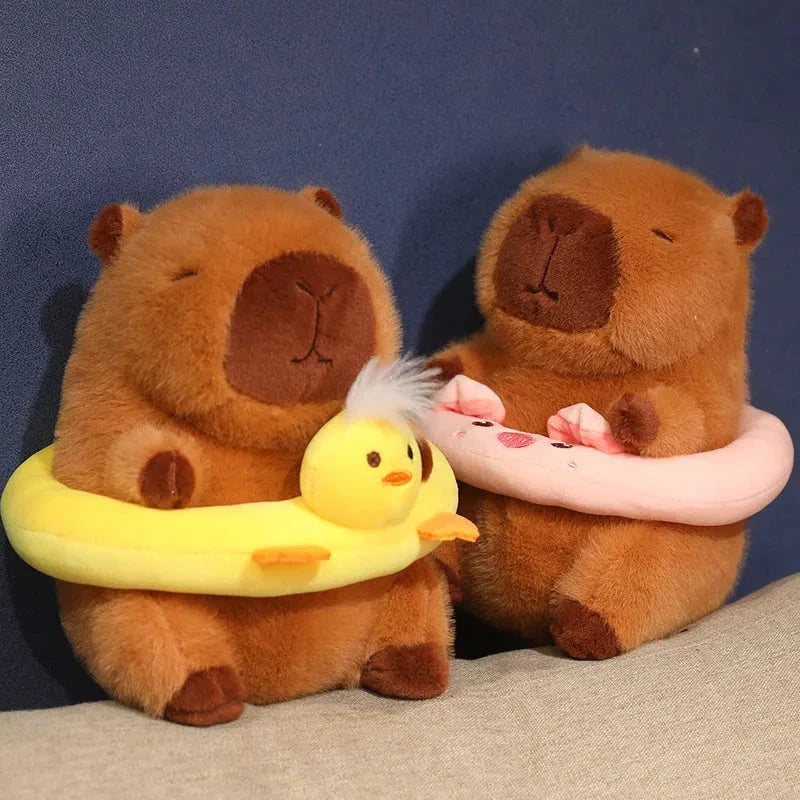 Fluffy Capybara with Float Plushie — image 2