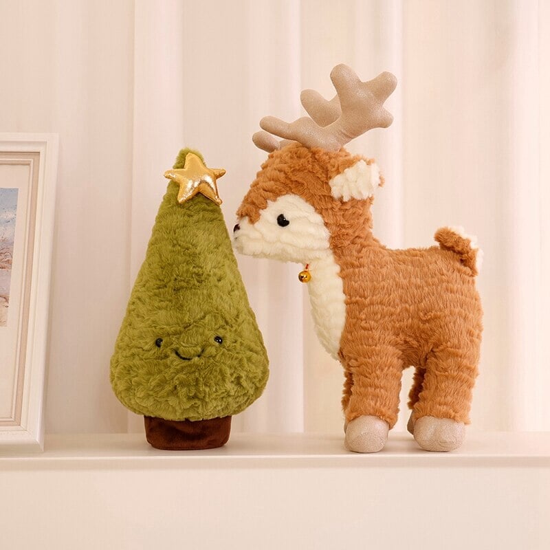 Fluffy Christmas Tree Reindeer Plushie — image 8
