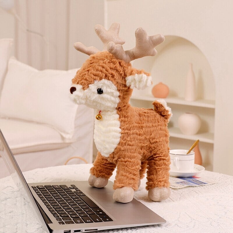 Fluffy Christmas Tree Reindeer Plushie — image 17