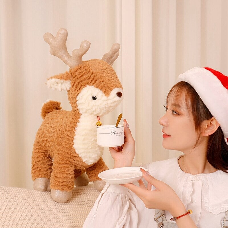 Fluffy Christmas Tree Reindeer Plushie — image 15