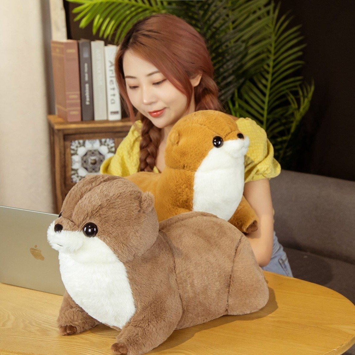 Fluffy Chubby Otter Plushies — image 9