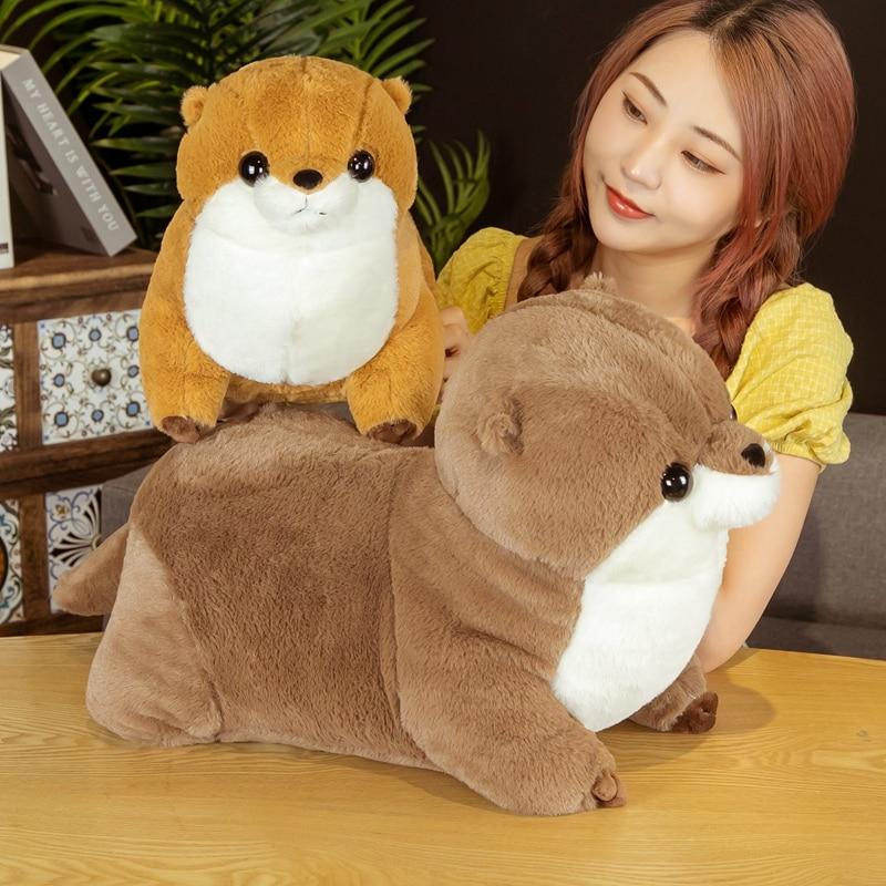 Fluffy Chubby Otter Plushies — image 4