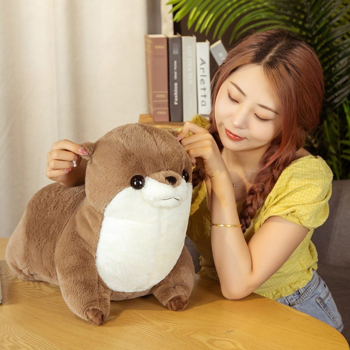 Fluffy Chubby Otter Plushies — image 3