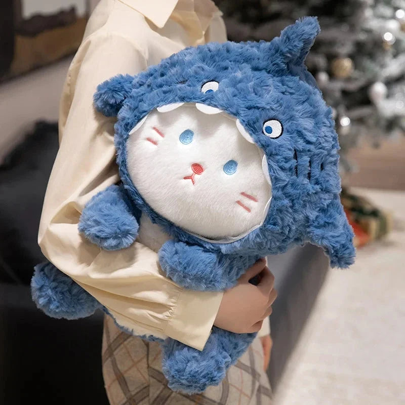 Fluffy Dog & Cat in Shark Outfit Plushie — image 13