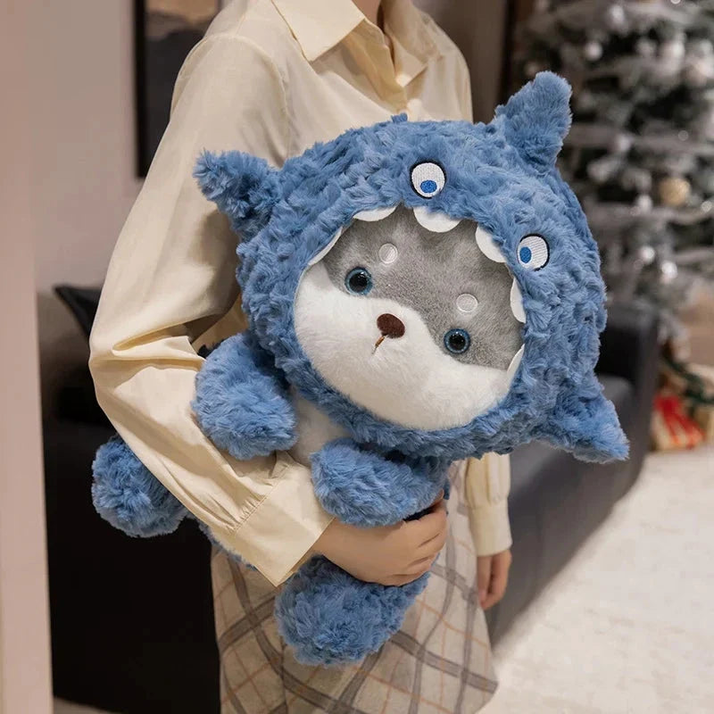 Fluffy Dog & Cat in Shark Outfit Plushie — image 15