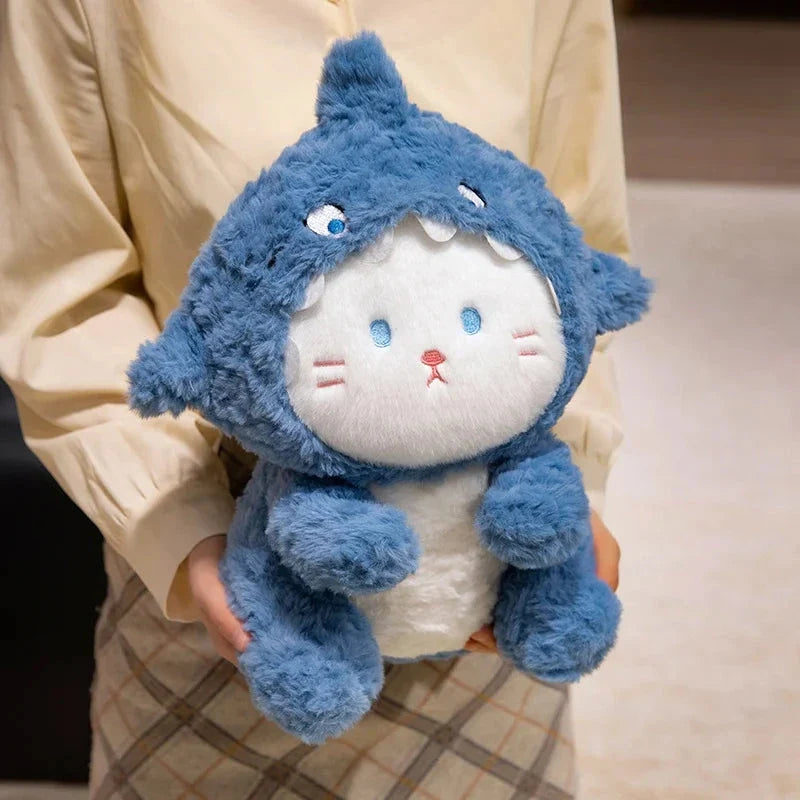 Fluffy Dog & Cat in Shark Outfit Plushie — image 11