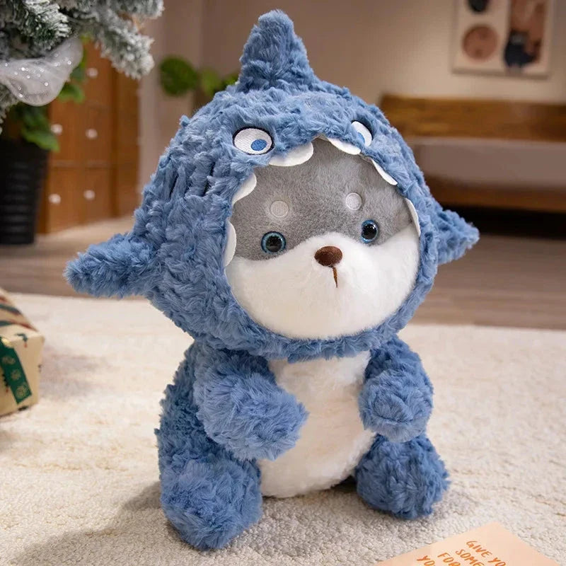 Fluffy Dog & Cat in Shark Outfit Plushie — image 18