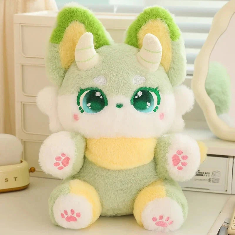 Fluffy Dreamy Horned Fox Plushies — image 9
