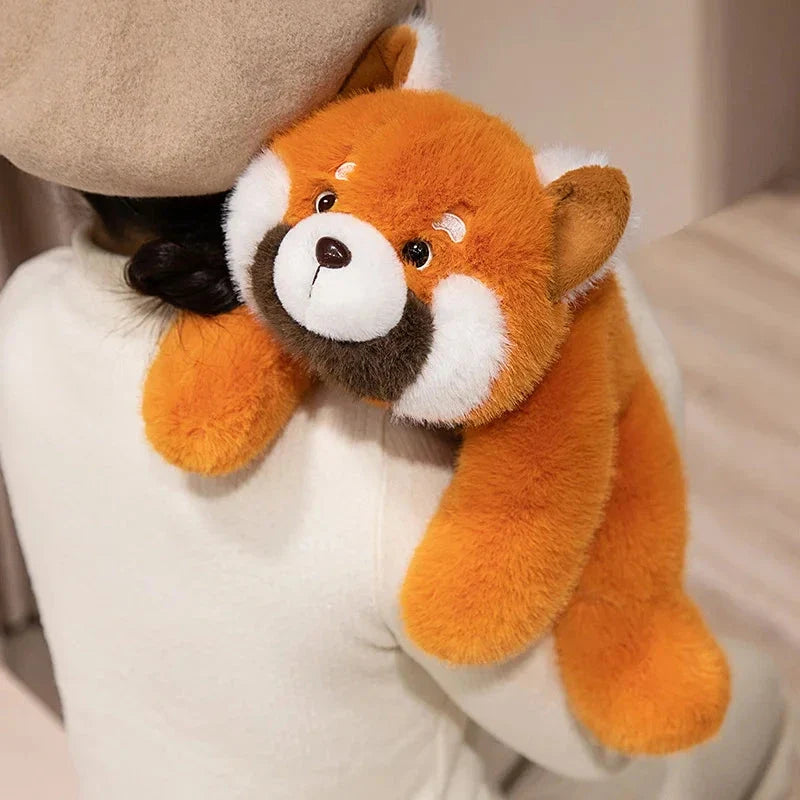 Fluffy Laying Animal Family Plushies — image 13