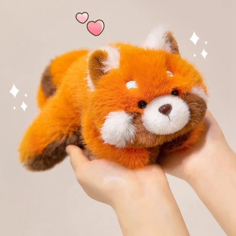 Fluffy Laying Animal Family Plushies — image 8