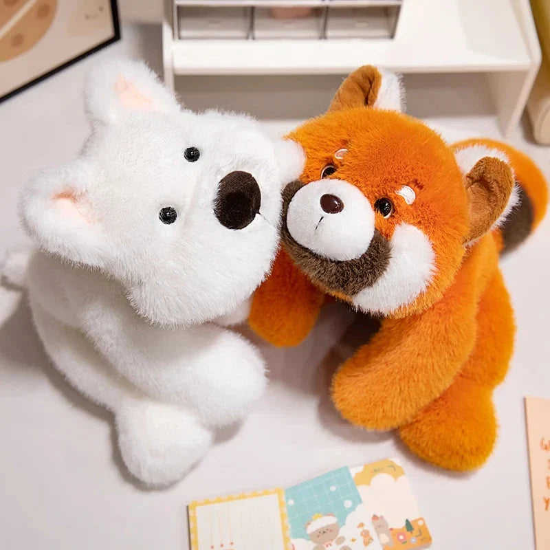 Fluffy Laying Animal Family Plushies — image 7