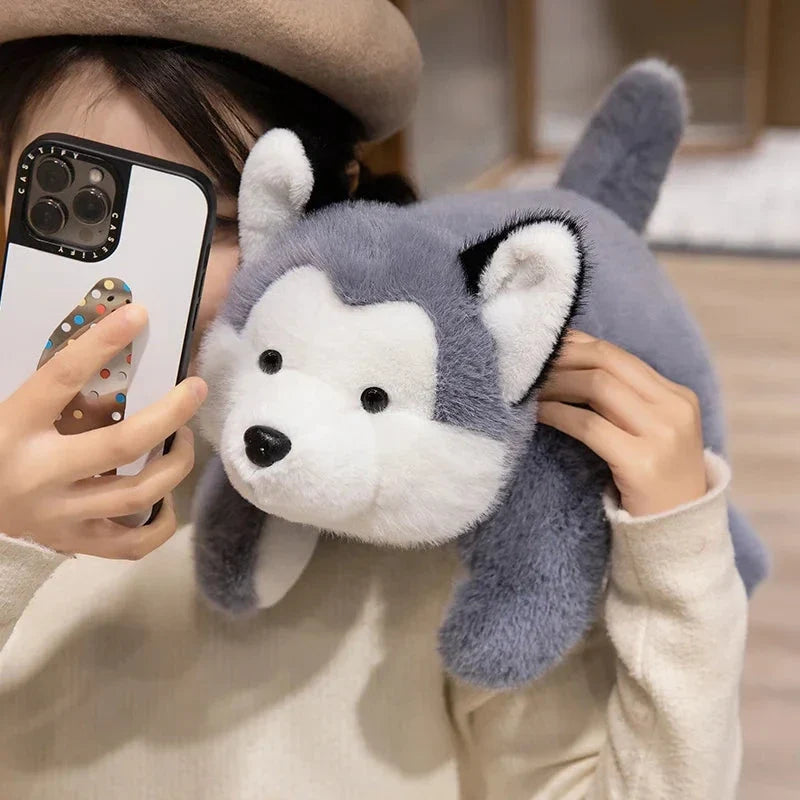 Fluffy Laying Animal Family Plushies — image 12