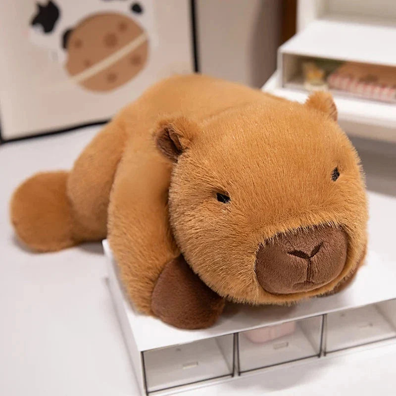Fluffy Laying Animal Family Plushies — image 20