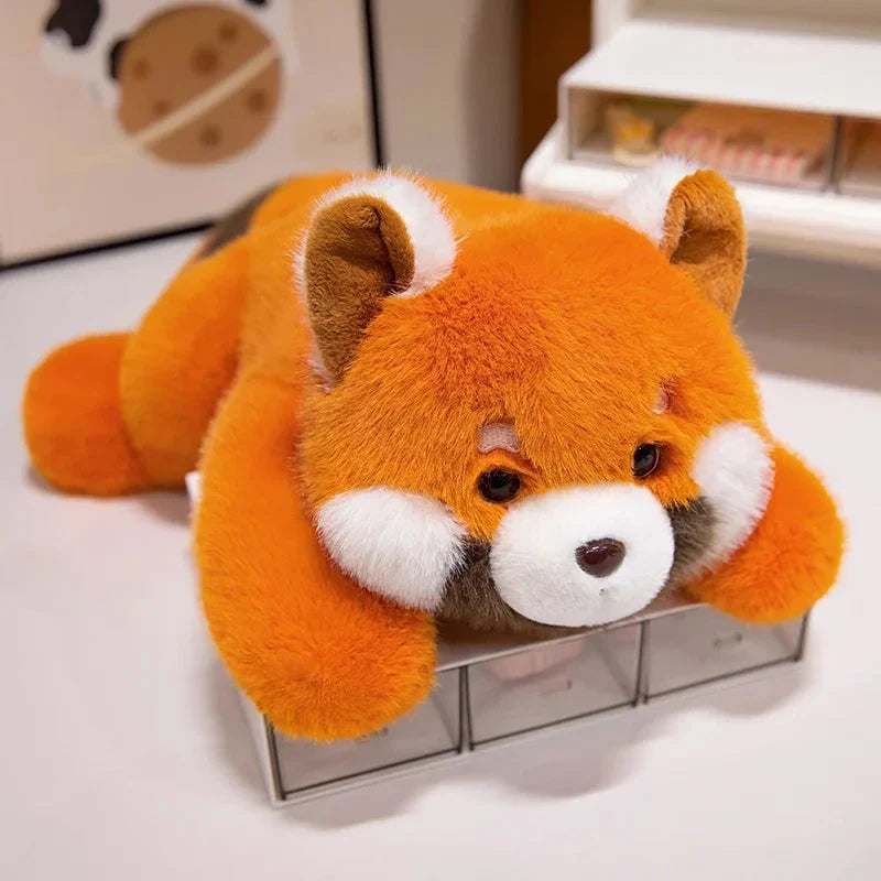 Fluffy Laying Animal Family Plushies — image 18