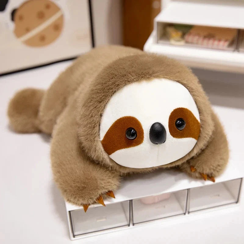 Fluffy Laying Animal Family Plushies — image 16