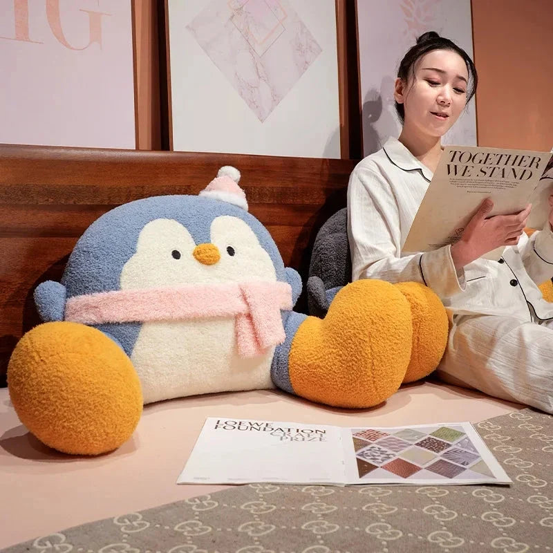 Fluffy Penguin Backrest Cushion Pillow Seat — image 16