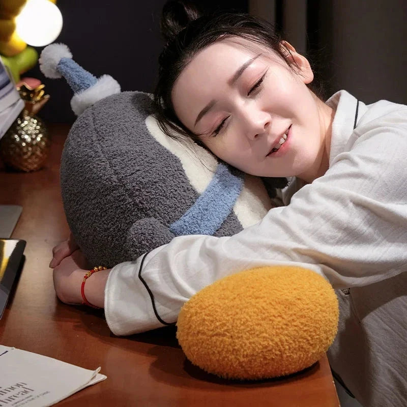 Fluffy Penguin Backrest Cushion Pillow Seat — image 13