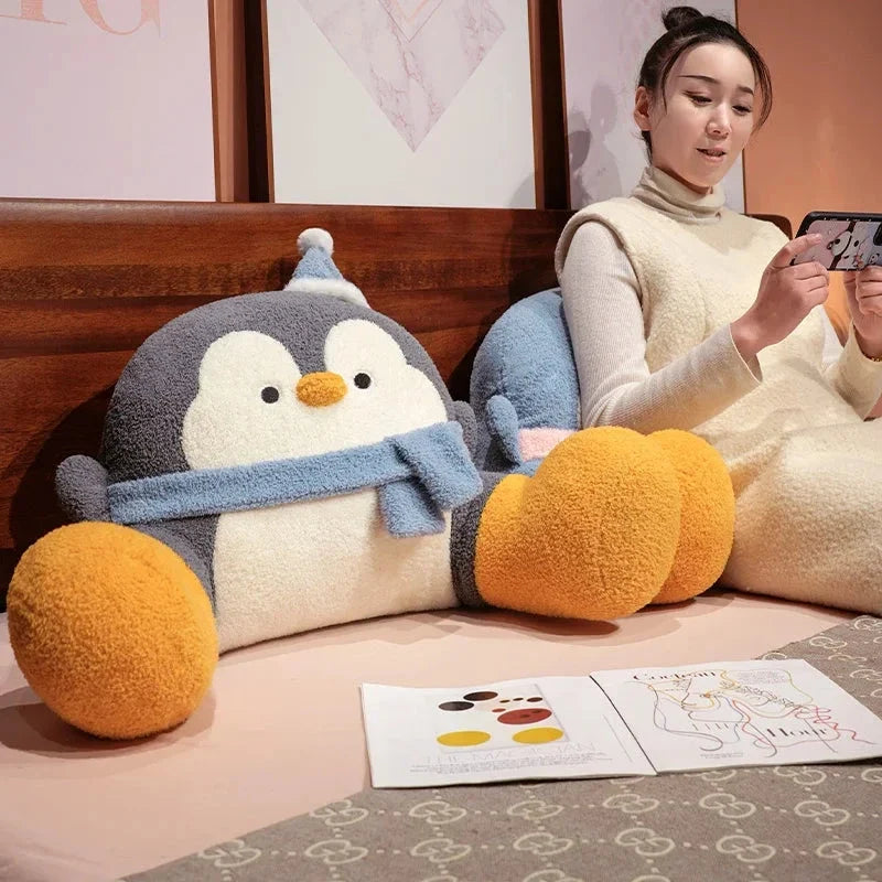Fluffy Penguin Backrest Cushion Pillow Seat — image 15