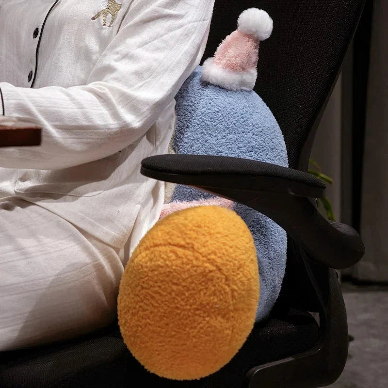 Fluffy Penguin Backrest Cushion Pillow Seat — image 12