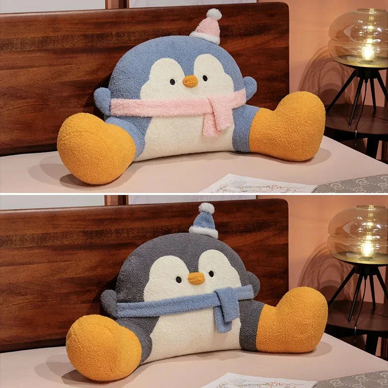 Fluffy Penguin Backrest Cushion Pillow Seat — image 7