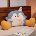 Fluffy Penguin Backrest Cushion Pillow Seat — image 1