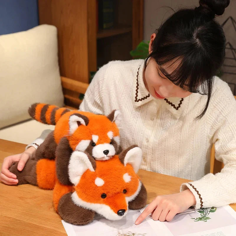 Fluffy Red Panda & Fox Plushies — image 6